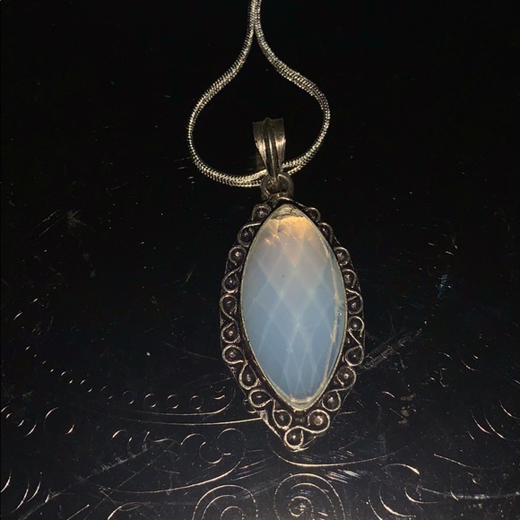 💎Huge Opal Pendant Charm Set in Sterling Silver - Picture 6 of 16